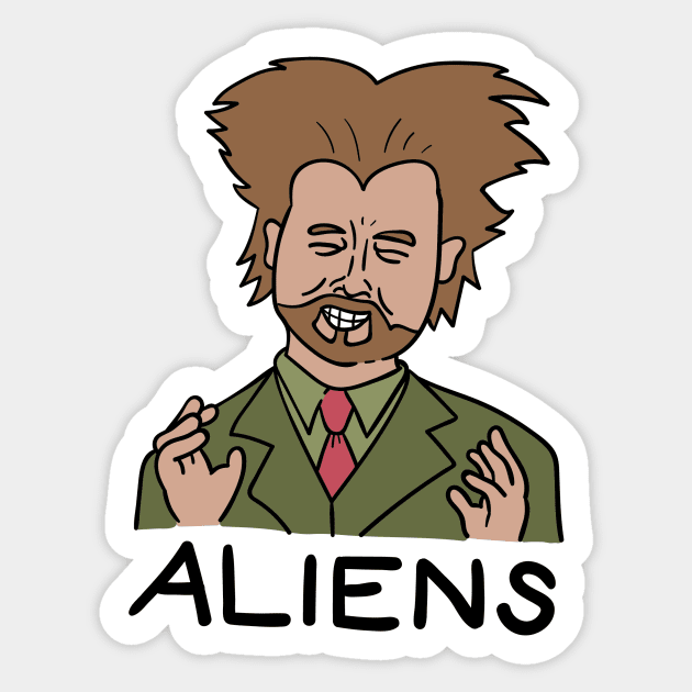 ALIENS Sticker by DoctorBillionaire